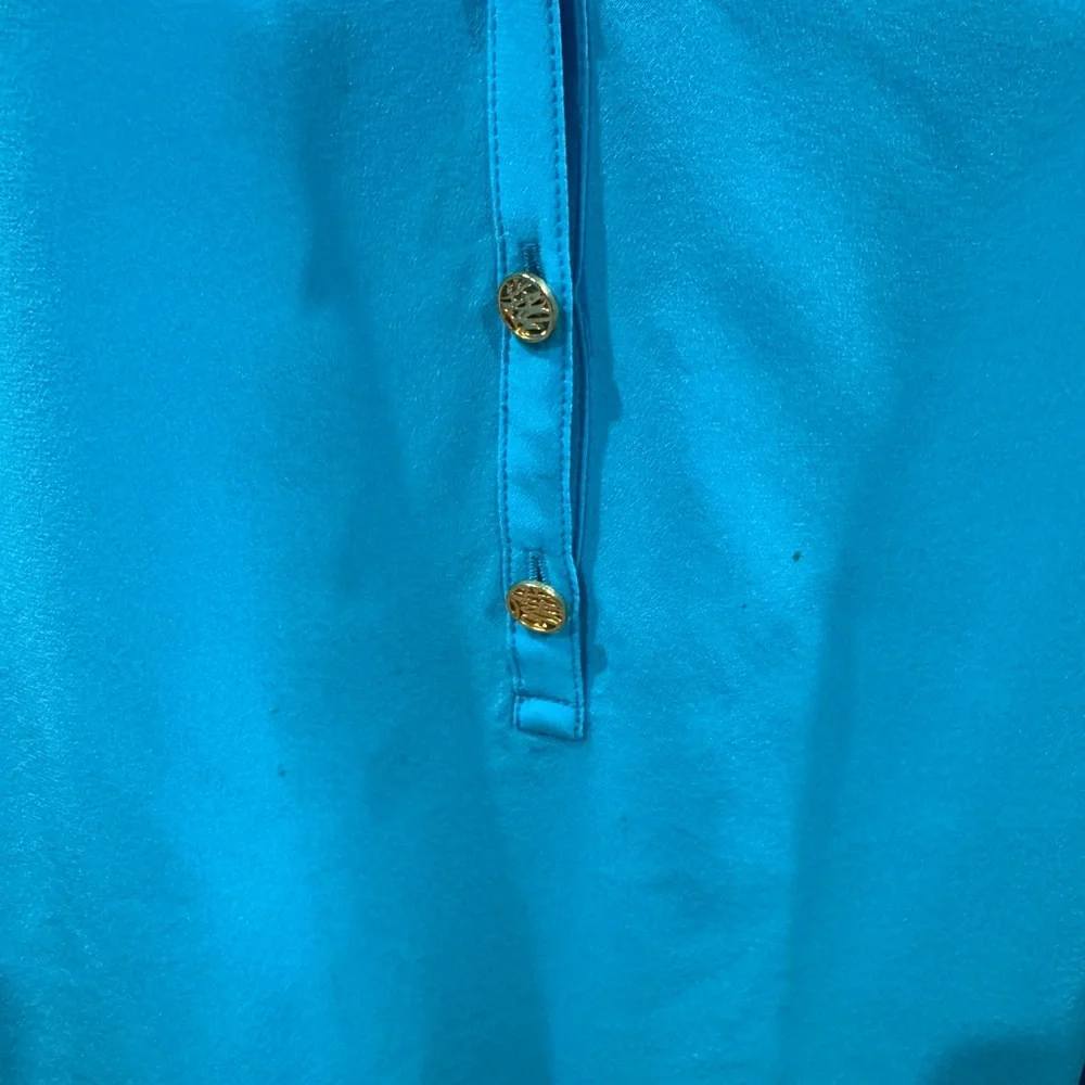 Lilly Pulitzer XL Elsa Silk Blouse - Picture 3 of 7